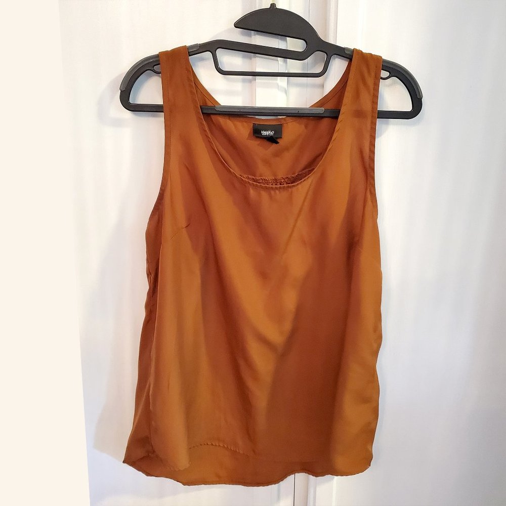 Burnt Orange Racer Back Tank | Size L | Mossimo